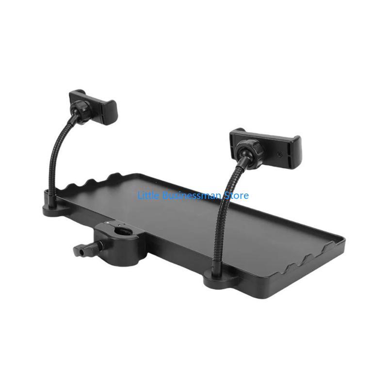 Desk Setup Online - ถาดจัดโต๊ะ ABS สำหรับท่อ 3 มม. สำหรับสตรีมมิ่งโทรศัพท์การตั้งค่าคลาสออนไลน์
