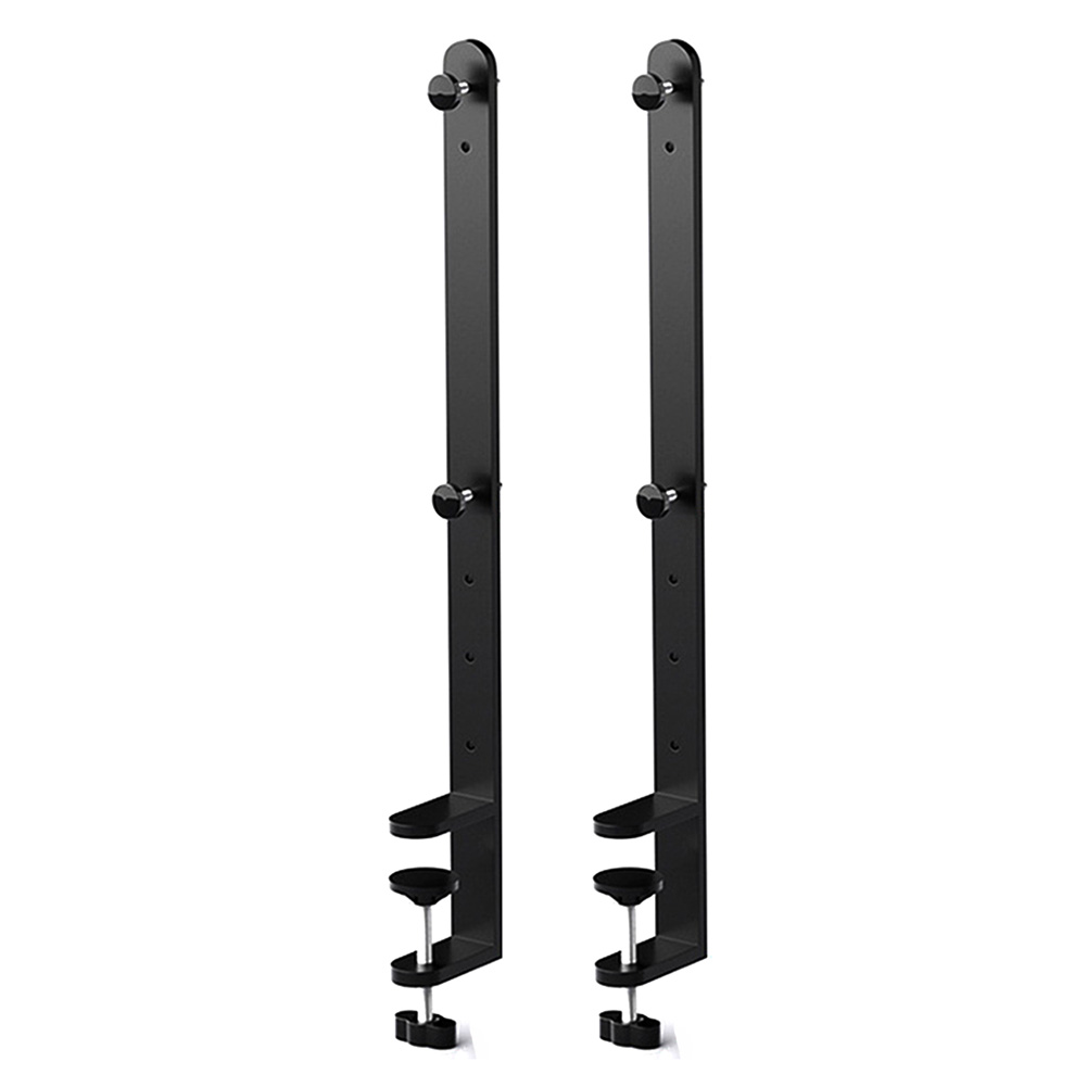 Desk Setup Pegboard - 2 ชิ้นขยายโต๊ะหนีบ Nailless Pegboard ยึดวงเล็บสก์ท็อปยึดสําหรับการเล่นเกมการตั้งค่าห้องนั่งเล่นสํานักงานห้องครัว