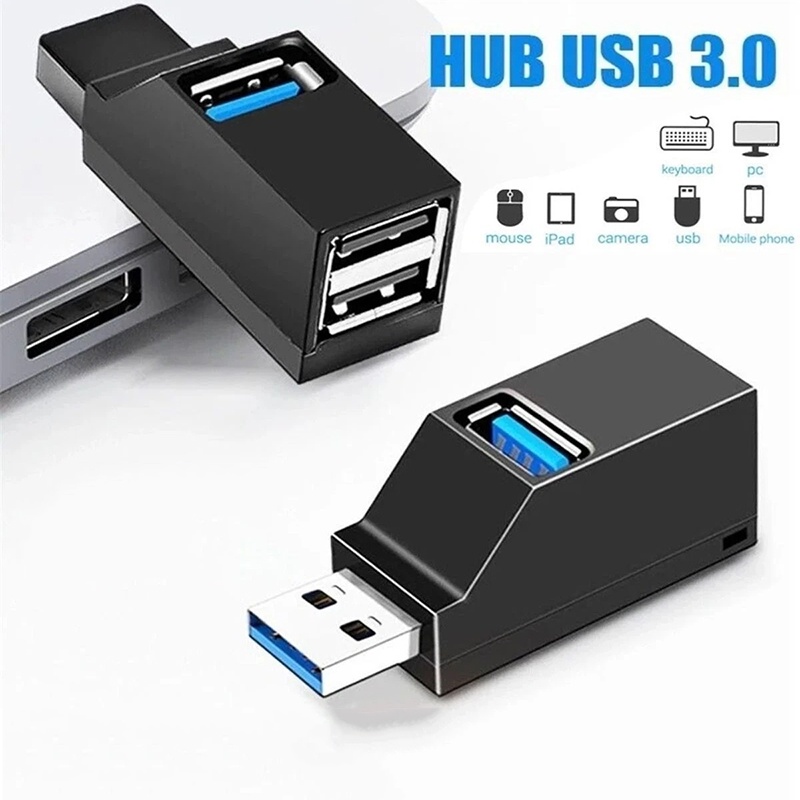 Desk Setup Pegboard - อะแดปเตอร์ USB HUB กล่องแยกสัญญาณขนาดเล็กสำหรับโน้ตบุ๊กและเดสก์ท็อป อุปกรณ์เสริมสำหรับการถ่ายโอนข้อมูลความเร็วสูง ฮับสำหรับการตั้งค่าอุปกรณ์เสริมเวิร์คสเตชั่น