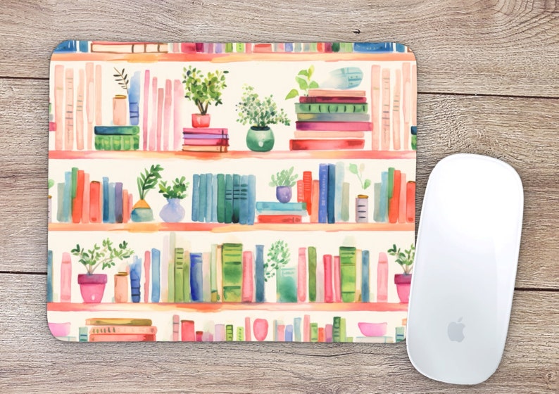 Desk Setup With Plants - โรงงานหนังสือ Mouse Pad Home Office Decor
