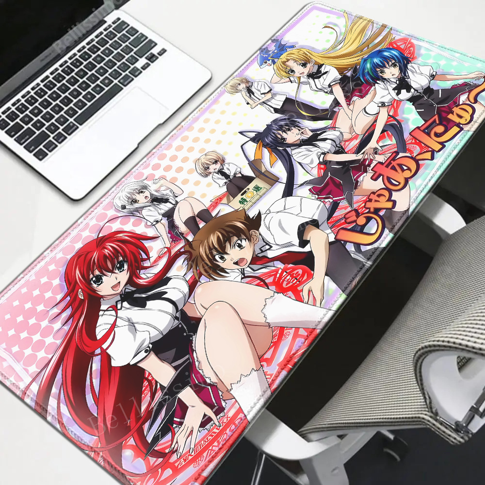 Desk Setup Pegboard - แผ่นรองเมาส์ลายอนิเมะ High School DxD สำหรับตกแต่งโต๊ะคอมพิวเตอร์ แผ่นรองเมาส์ขนาดใหญ่