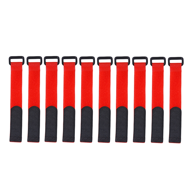 Cable Velcro Strap - 10 ชิ้น/เซ็ต Velcro Tie ตกปลา Rod