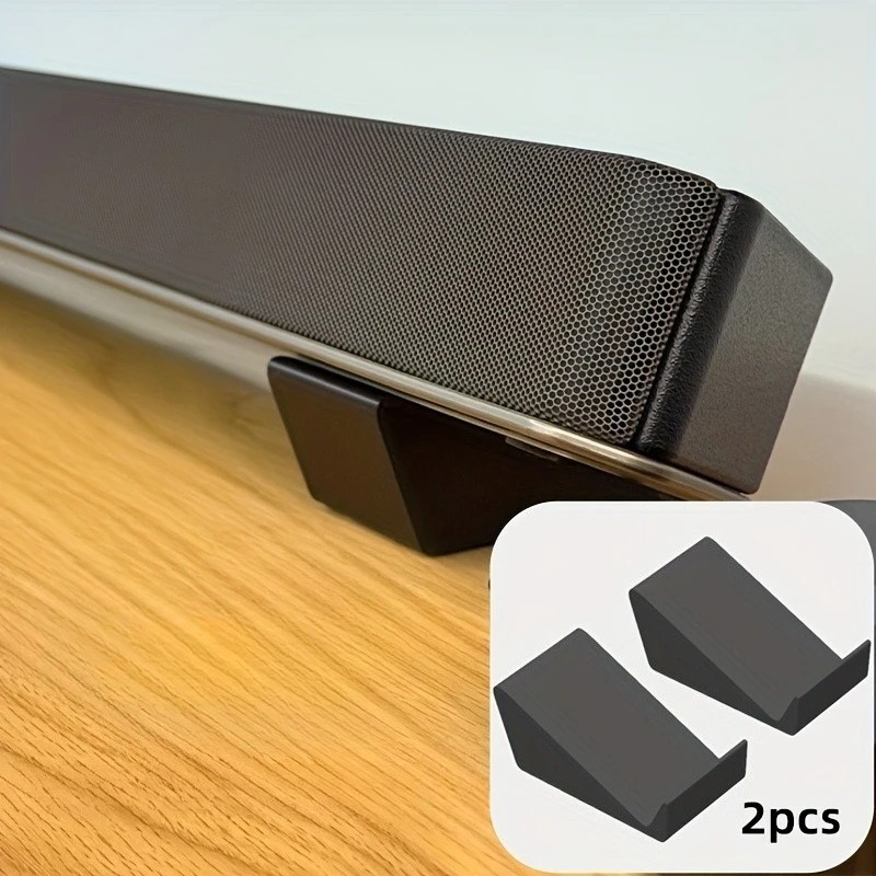 Desk Setup Pegboard - ฐานวางซาวด์บาร์แบบปรับได้อเนกประสงค์ ใช้ได้กับหลายยี่ห้อ สำหรับลำโพงเสียงทีวี โฮมเธียเตอร์ และการตั้งวางบนโต๊ะ