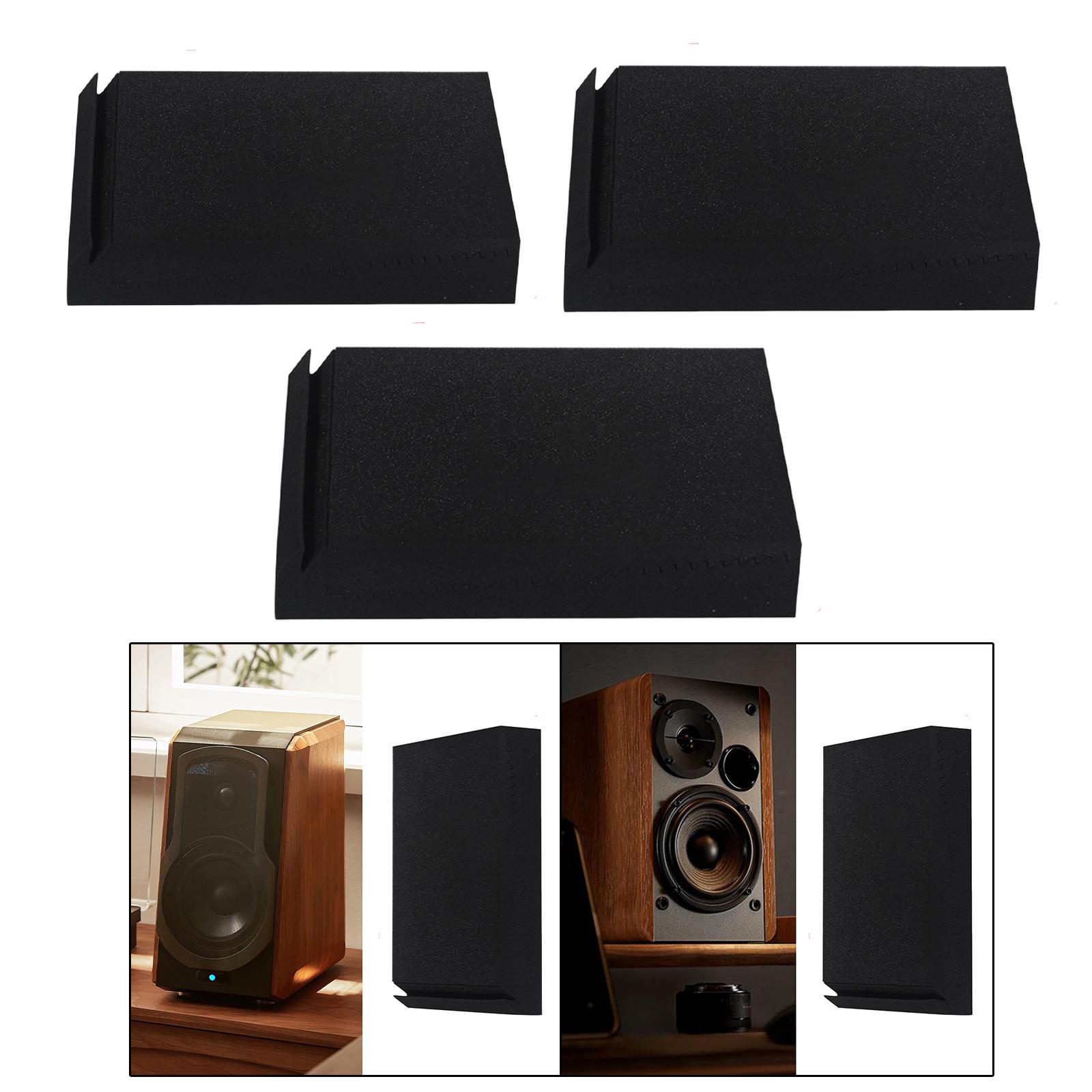 Desk Setup Studio - แผ่นโฟมซับเสียงสำหรับห้องสตูดิโอ แผ่นรองกันเสียงความหนาแน่นสูงสำหรับลำโพง โต๊ะทำงาน และการติดตั้งระบบเสียงภายในบ้าน