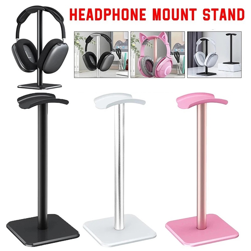 Desk Setup Organization - ที่วางหูฟังพลาสติกอเนกประสงค์ 1 ชิ้น สำหรับเกมมิ่ง ที่แขวนหูฟังแบบตั้งโต๊ะ ที่จัดระเบียบหูฟัง