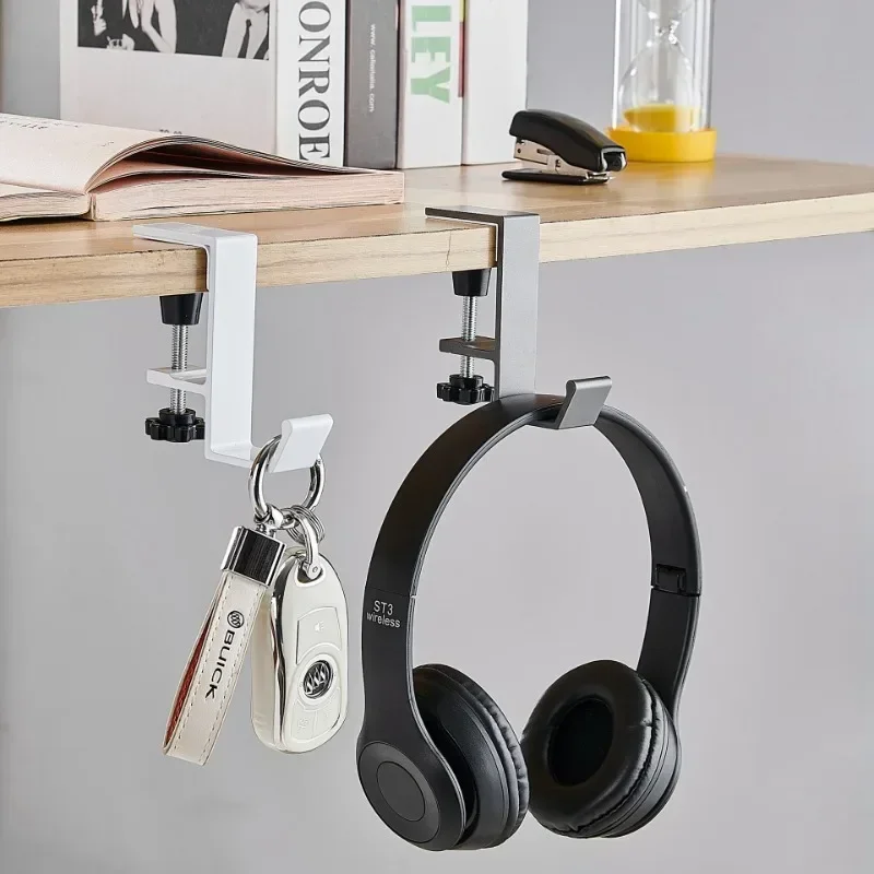 ตะขอแขวนขอบโต๊ะปรับได้ 1/2 ชิ้ - Desk Setup Organization บทวิจารณ์และราคา