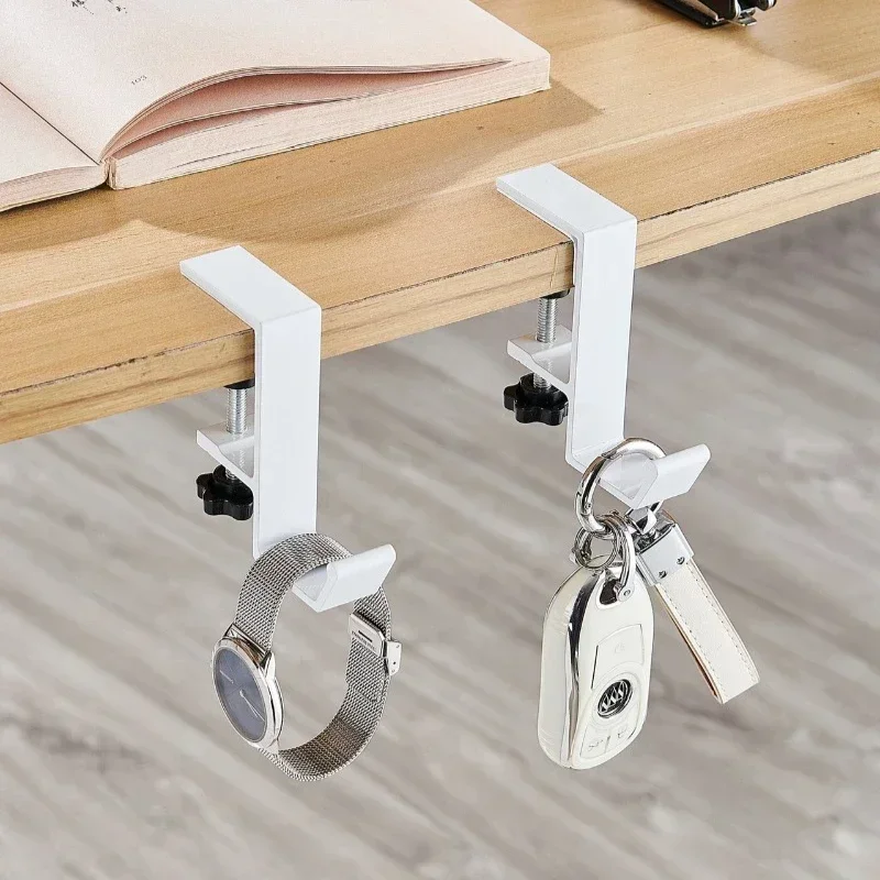 ตะขอแขวนขอบโต๊ะปรับได้ 1/2 ชิ้ - Desk Setup Organization บทวิจารณ์และราคา