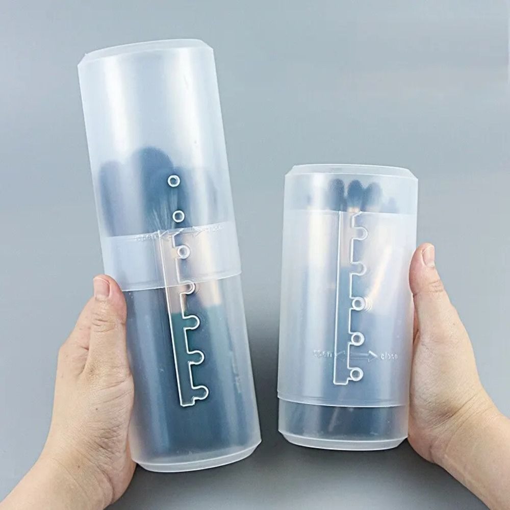 ที่ใส่แปรงแต่งหน้าแบบโปร่งใสแบ - Desk Setup Organization บทวิจารณ์และราคา
