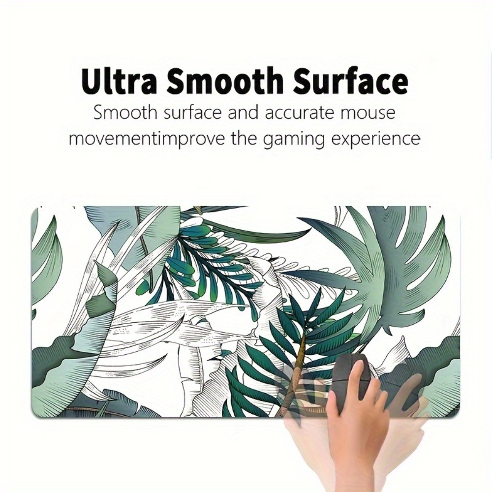 ลายพืชเขตร้อน, แผ่นรองกันลื่น, - Desk Setup With Plants บทวิจารณ์และราคา
