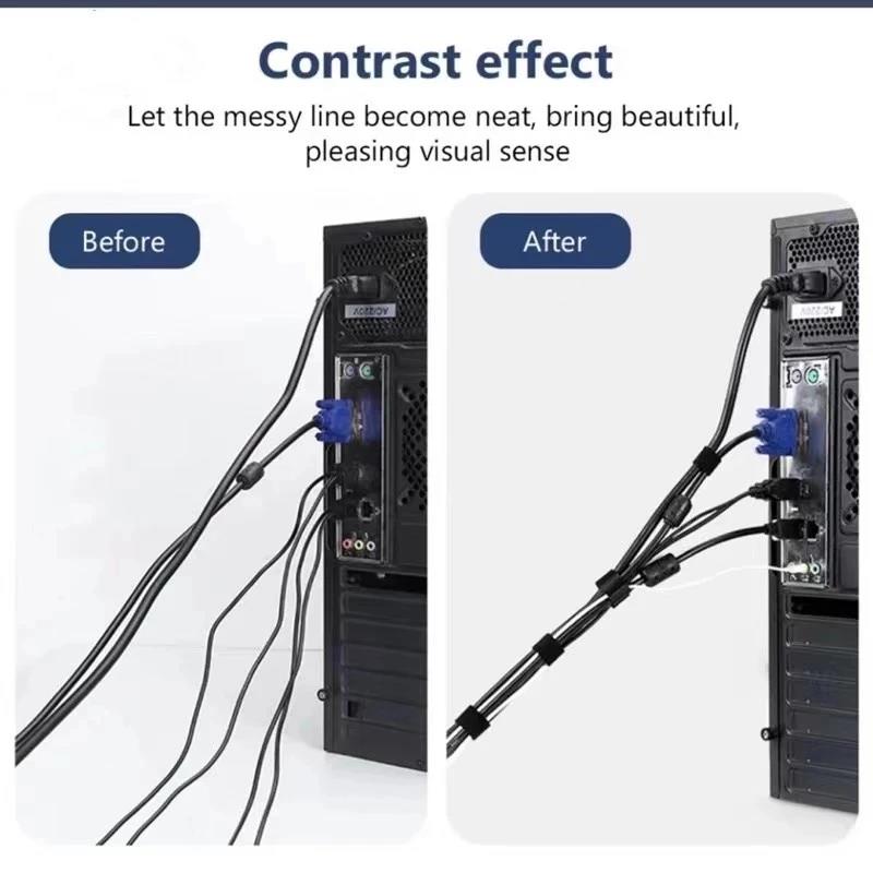 สายรัดสายเคเบิลแบบตะขอและห่วงท - Cable Velcro Strap บทวิจารณ์และราคา