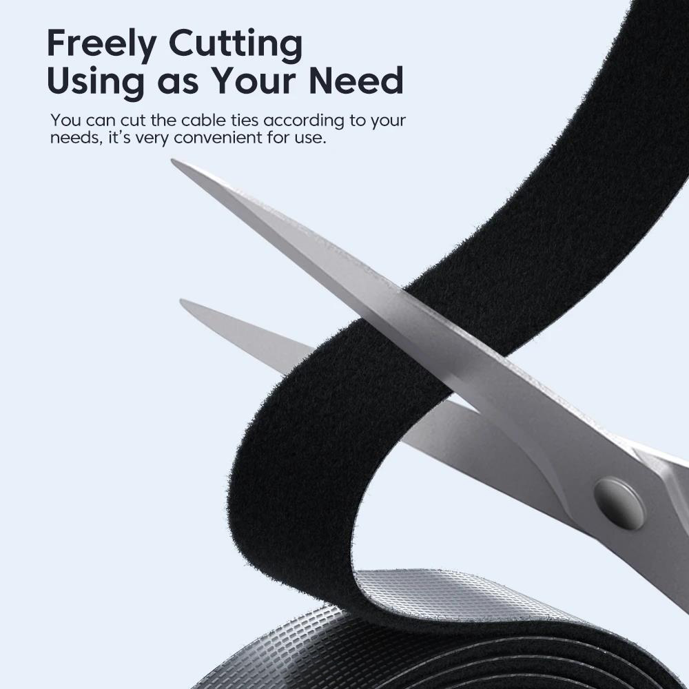 สายรัดสายเคเบิลแบบตะขอและห่วงท - Cable Velcro Strap บทวิจารณ์และราคา