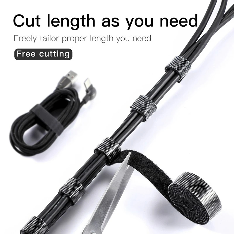 1/2/3 ชิ้น สายรัดจัดเก็บสายเคเ - Cable Velcro Strap บทวิจารณ์และราคา