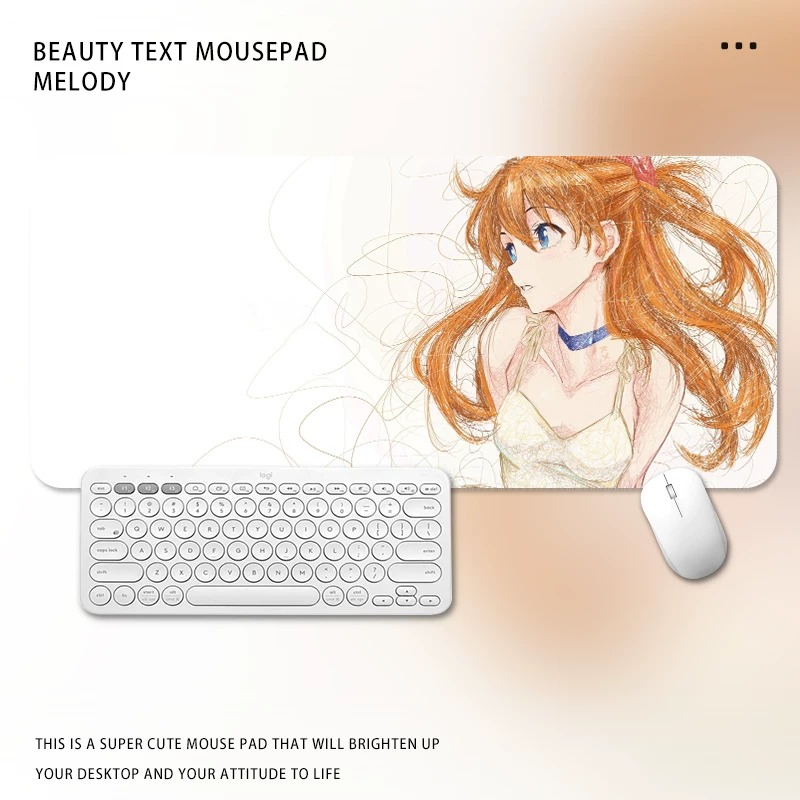 แผ่นรองเมาส์ลายการ์ตูนสาวขาวดำ - Desk Setup Black And White บทวิจารณ์และราคา