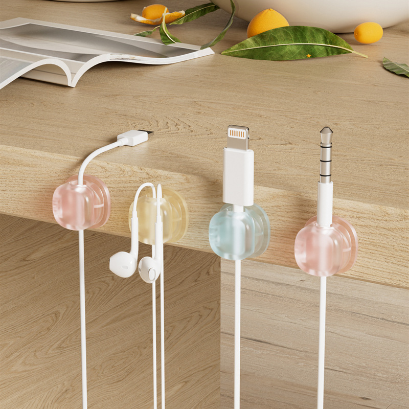 ที่เก็บสายแม่เหล็กโปร่งใส 3 สี - Desk Setup Organization บทวิจารณ์และราคา