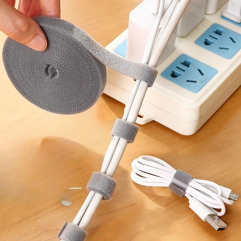 ที่เก็บสายเคเบิลข้อมูล สายรัดเ - Cable Velcro Strap บทวิจารณ์และราคา