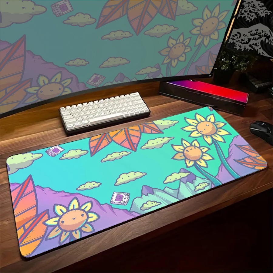 แผ่นรองเมาส์ ลายสัตว์ ลายพืช อ - Desk Setup With Plants บทวิจารณ์และราคา