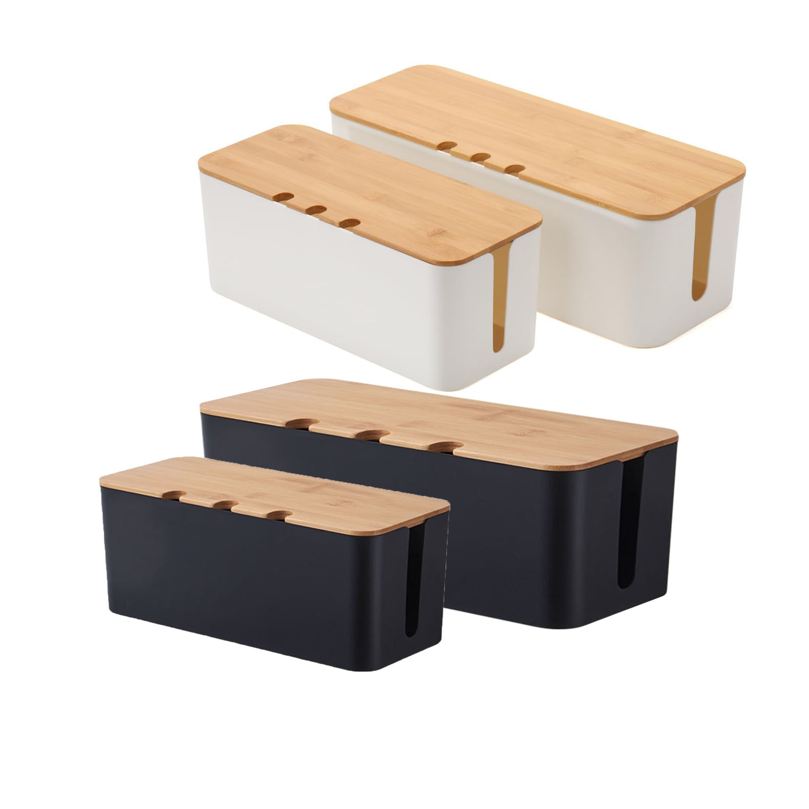 กล่องจัดการสายเคเบิลขนาดใหญ่ - - Desk Setup Hub บทวิจารณ์และราคา