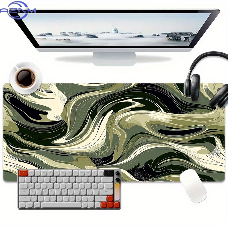 แผ่นรองเมาส์เกมมิ่งขนาดใหญ่พิเ - Desk Setup Black And White บทวิจารณ์และราคา