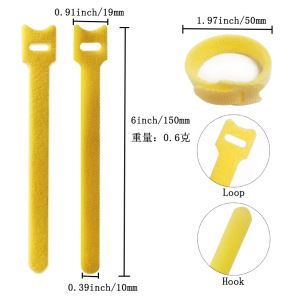 สายรัดเคเบิลแบบติดเอง 10 ชิ้น  - Cable Velcro Strap บทวิจารณ์และราคา