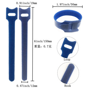 สายรัดเคเบิลแบบติดเอง 10 ชิ้น  - Cable Velcro Strap บทวิจารณ์และราคา