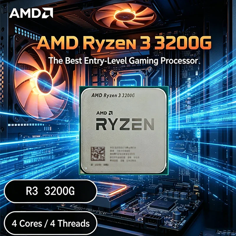 ซีพียู AMD R3 3200G AM4 Socket - Desk Setup Lighting บทวิจารณ์และราคา