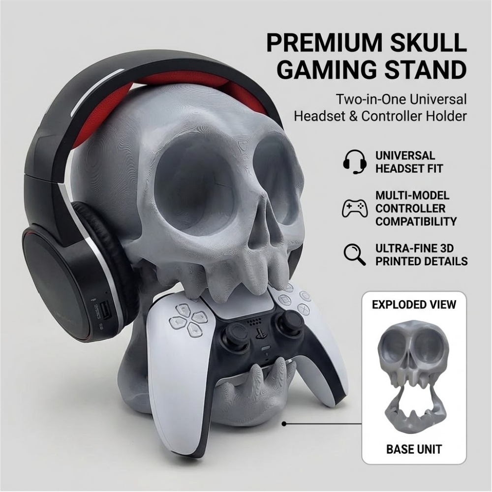 ขาตั้งหูฟังรูปโครงกระดูกสำหรับ - Desk Setup Ps5 บทวิจารณ์และราคา