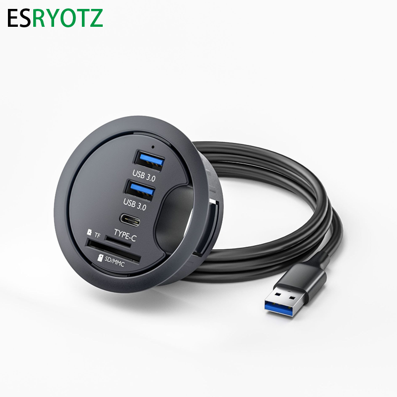 USB Desk Hub USB3.0 HUB 2 พอร์ - Desk Setup Hub บทวิจารณ์และราคา