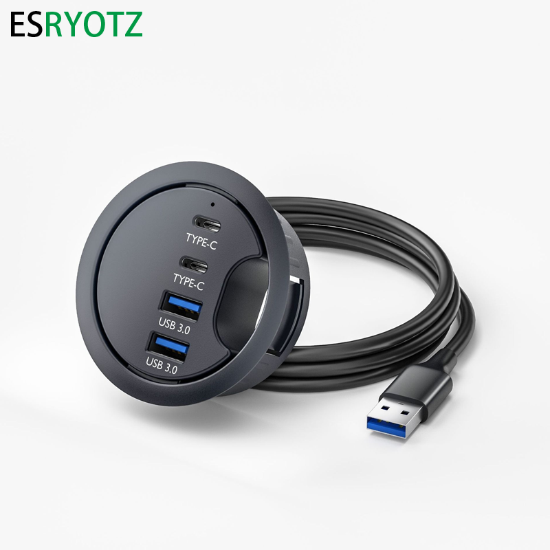 USB Desk Hub USB3.0 HUB 2 พอร์ - Desk Setup Hub บทวิจารณ์และราคา
