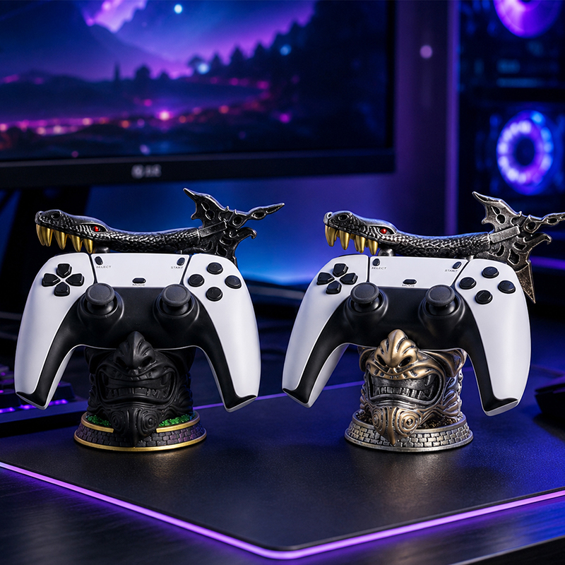 แท่นวางคอนโทรลเลอร์เกมเรซิ่นรู - Desk Setup Ps5 บทวิจารณ์และราคา