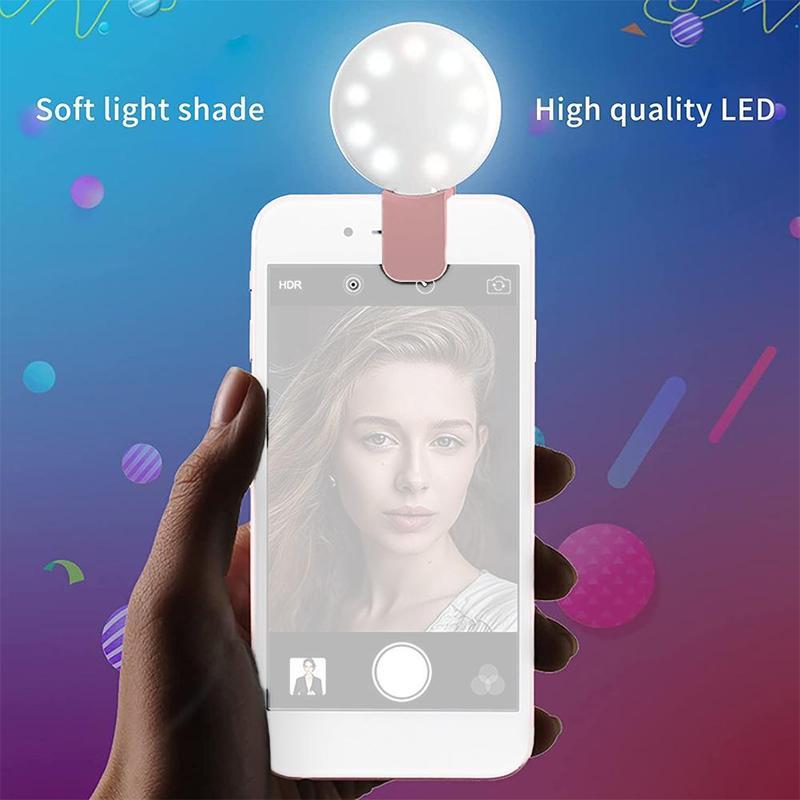 โทรศัพท์มือถือแสงเติมเลนส์แฟลช - Desk Setup Lighting บทวิจารณ์และราคา