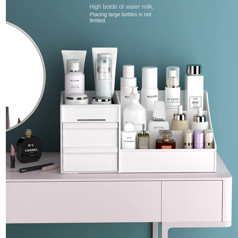 กล่องเก็บเครื่องสำอางแบบลิ้นชั - Desk Setup Productivity บทวิจารณ์และราคา