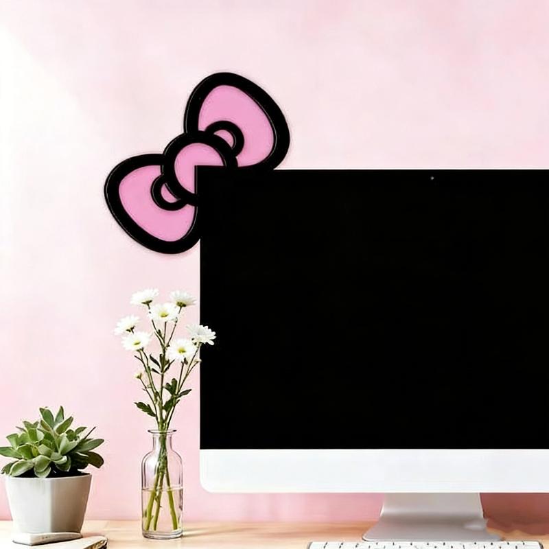 โบว์ไม้ตกแต่งหน้าจอ 1/2 ชิ้น น - Desk Setup Pegboard บทวิจารณ์และราคา