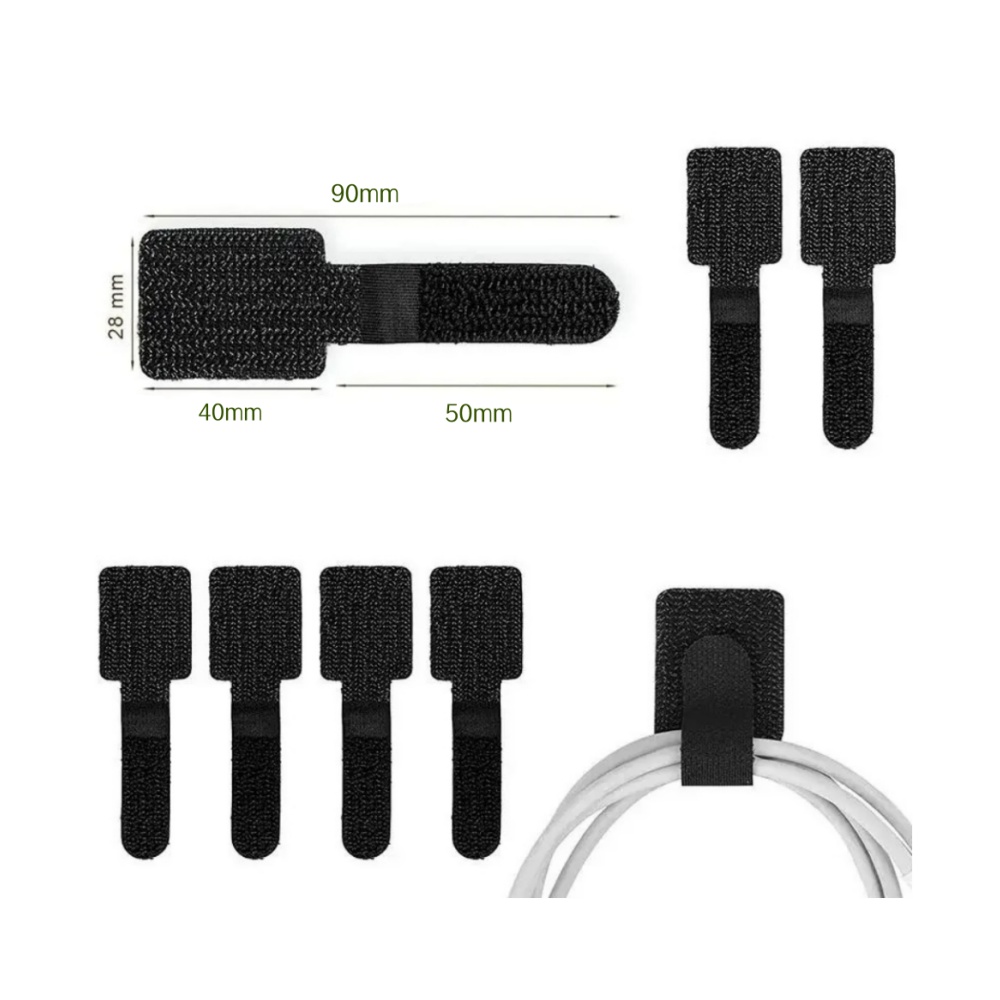 สายรัดเคเบิลแบบมีกาวในตัว ใช้ซ - Cable Velcro Strap บทวิจารณ์และราคา