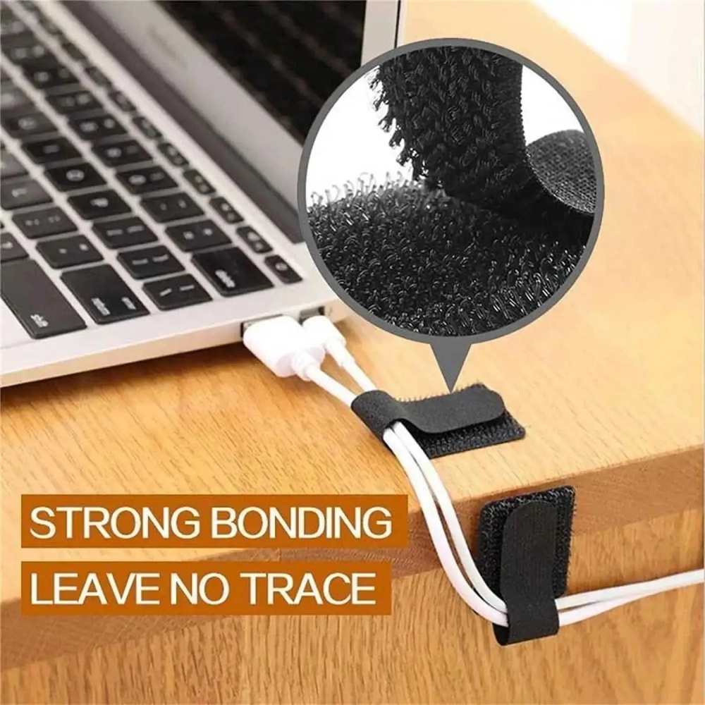 สายรัดเคเบิลแบบมีกาวในตัว ใช้ซ - Cable Velcro Strap บทวิจารณ์และราคา