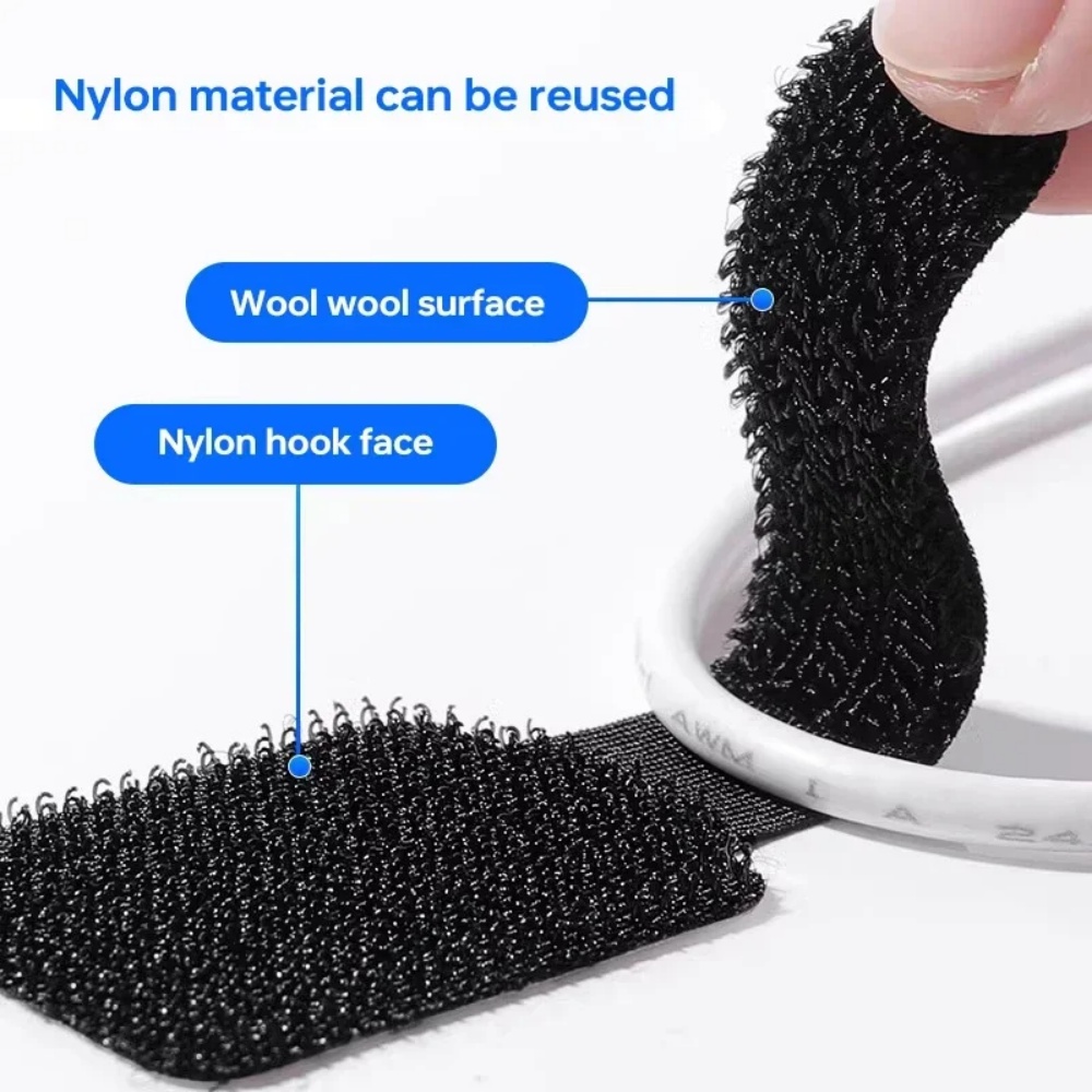 สายรัดเคเบิลแบบมีกาวในตัว ใช้ซ - Cable Velcro Strap บทวิจารณ์และราคา