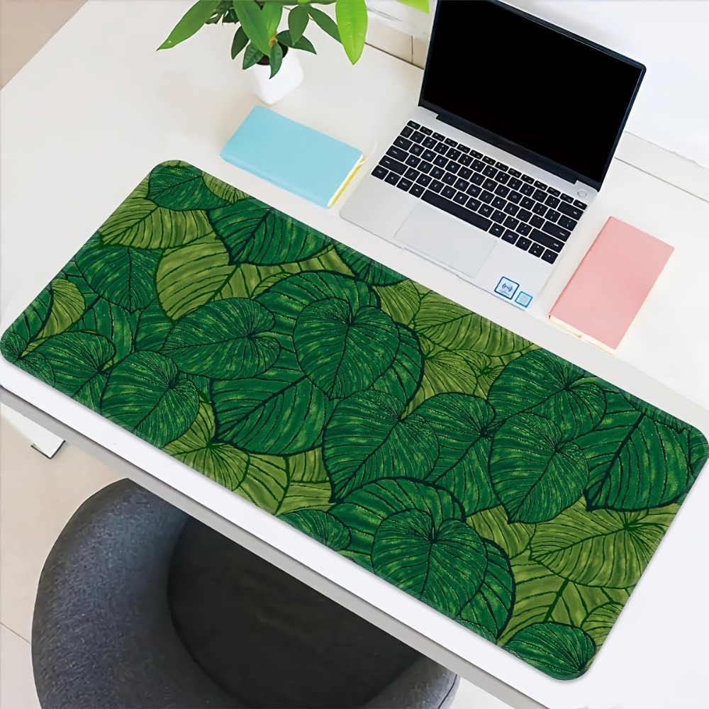 แผ่นรองเมาส์แบบขยายได้ลายใบไม้ - Desk Setup With Plants บทวิจารณ์และราคา
