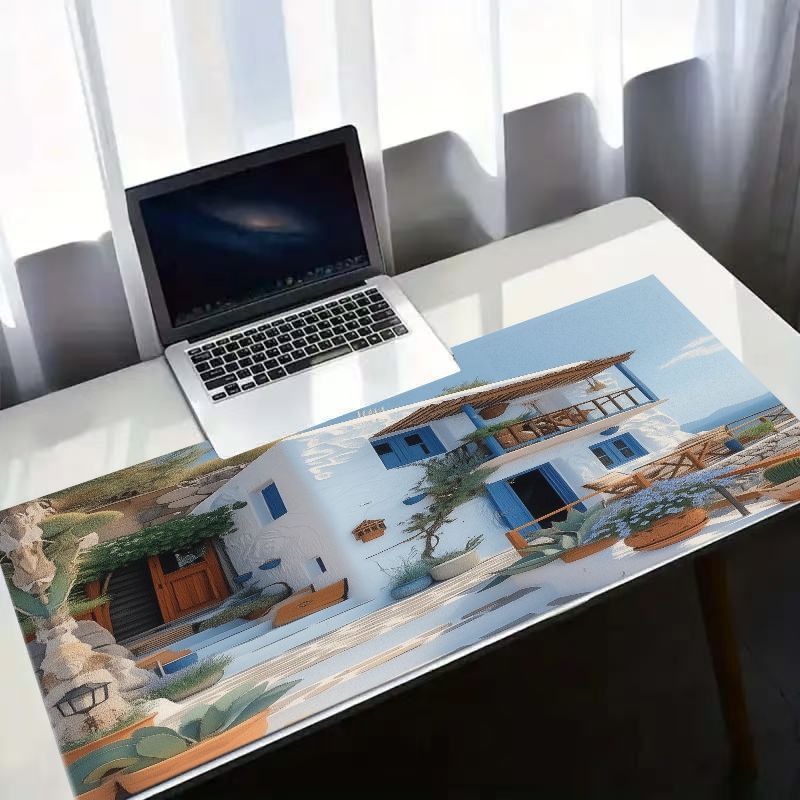 แผ่นรองเมาส์ลายเมดิเตอร์เรเนีย - Desk Setup With Plants บทวิจารณ์และราคา