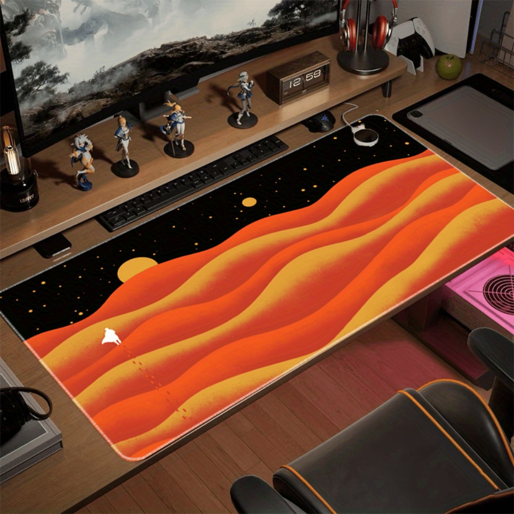 แผ่นรองเมาส์สำหรับเล่นเกมกันลื - Yellow Desk Setup บทวิจารณ์และราคา