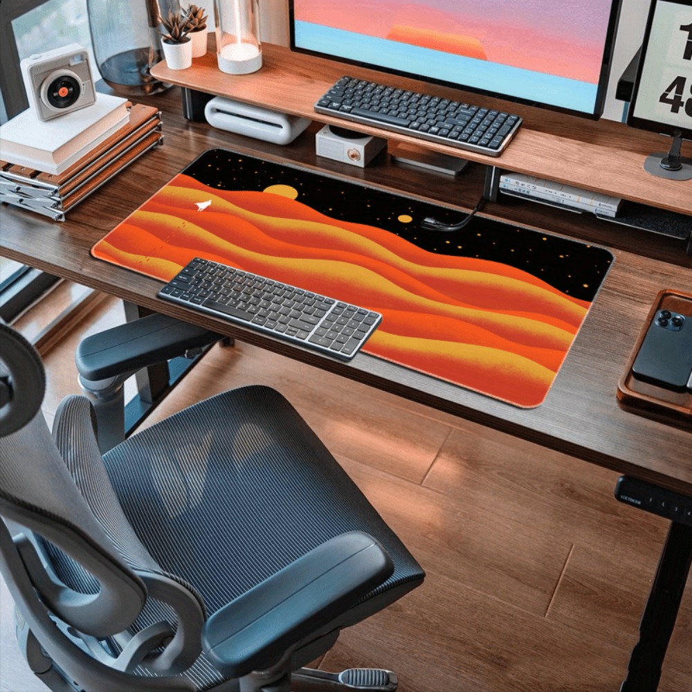 แผ่นรองเมาส์สำหรับเล่นเกมกันลื - Yellow Desk Setup บทวิจารณ์และราคา