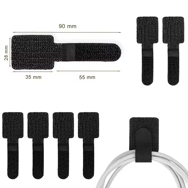 สายรัดเคเบิลแบบใช้ซ้ำได้ สายรั - Cable Velcro Strap บทวิจารณ์และราคา