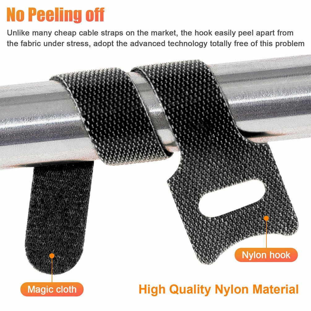 เวลโครสำหรับสายเคเบิล สายรัดเค - Cable Velcro Strap บทวิจารณ์และราคา