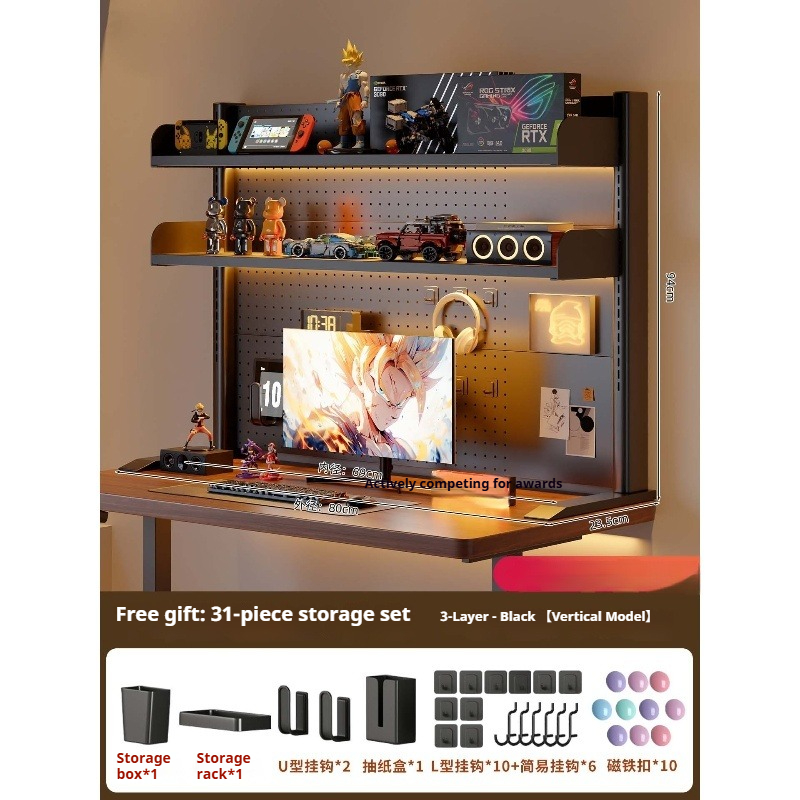 ชั้นวางของแบบหนีบติดโต๊ะพร้อมแ - Desk Setup Productivity บทวิจารณ์และราคา