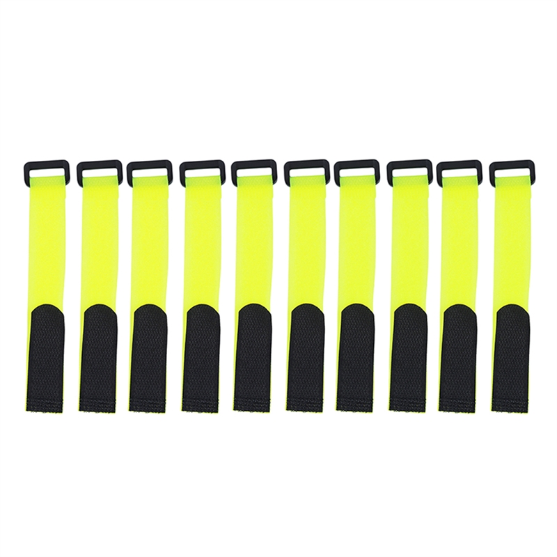 10 ชิ้น/เซ็ต Velcro Tie ตกปลา  - Cable Velcro Strap บทวิจารณ์และราคา