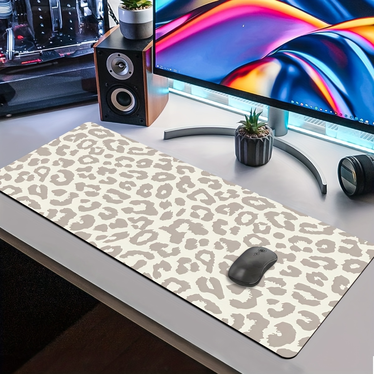 XL/XXL คีย์บอร์ดคอมพิวเตอร์และ - Desk Setup Beige บทวิจารณ์และราคา