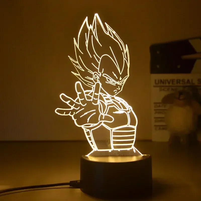 Dragon Ball Z Super Saiyan Veg - Desk Setup Lighting บทวิจารณ์และราคา