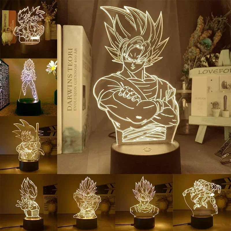 Dragon Ball Z Super Saiyan Veg - Desk Setup Lighting บทวิจารณ์และราคา