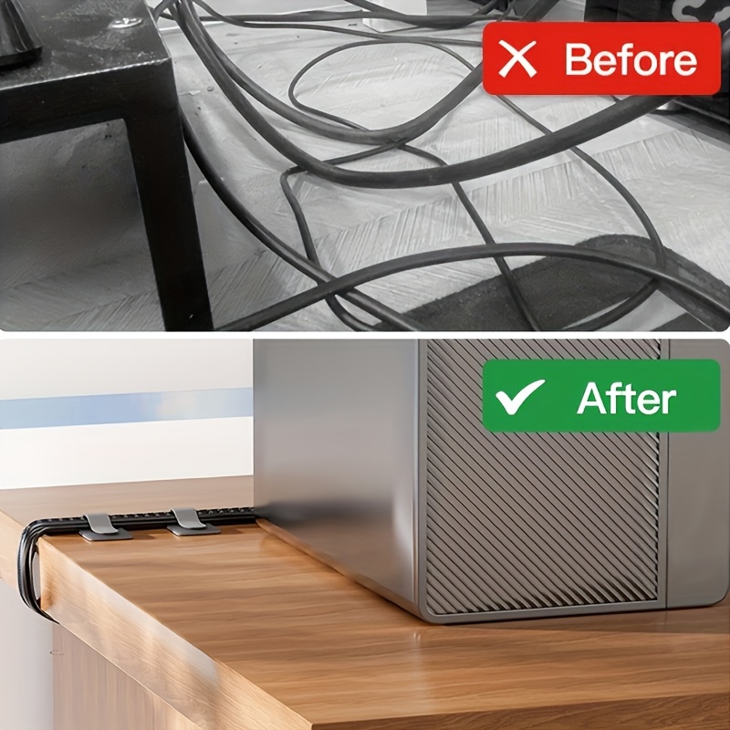 สายรัดเคเบิล สายรัดแบบใช้ซ้ำได - Desk Setup In Small Bedroom บทวิจารณ์และราคา