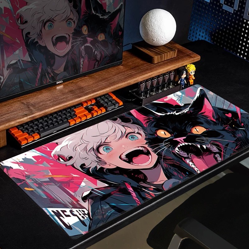 แผ่นรองเมาส์เกมมิ่งลายอนิเมะแม - Yellow Desk Setup บทวิจารณ์และราคา