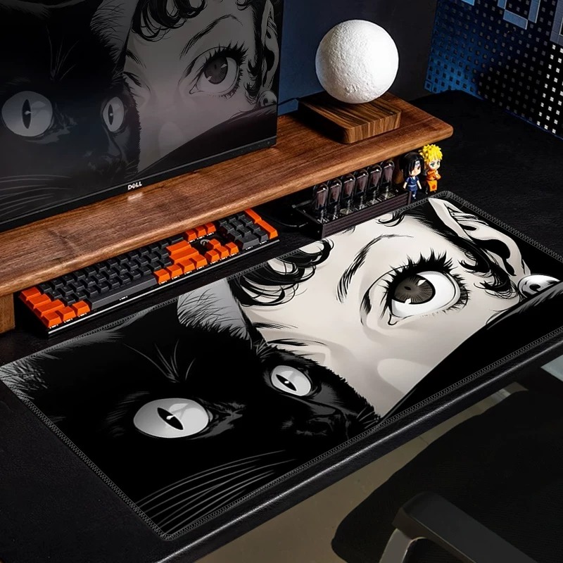 แผ่นรองเมาส์เกมมิ่งลายอนิเมะแม - Yellow Desk Setup บทวิจารณ์และราคา