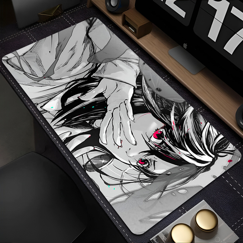 แผ่นรองเมาส์อุปกรณ์เสริมสําหรั - Desk Setup Black And White บทวิจารณ์และราคา